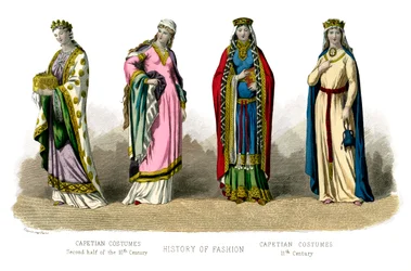 French Costume: Capetian, 10th-11th Century