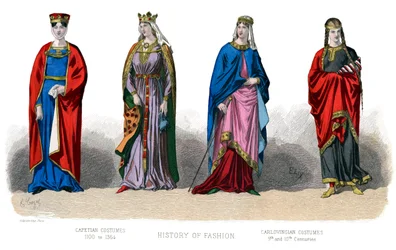 French Costume: Capetian, Carlovingian
