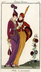 French fashions of the 20th century
