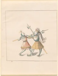 Freydal, The Book of Jousts and Tournament of Emperor Maximilian I: Combats...Plate 143