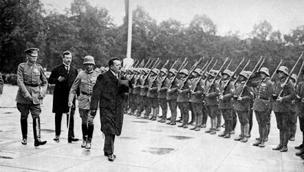Friedrich Ebert Inspecting the Troops, Germany