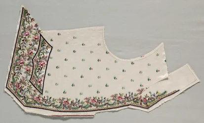 Front Half of a Vest, late 1700s