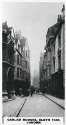 Gabled houses, Cloth Fair, London