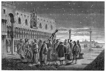 Galileo Demonstrating His Telescope, Venice, 1609