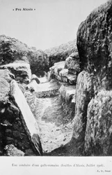 Gallo-Roman water pipeline, excavations of Alesia