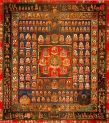 Garbhadhatu Mandala, 8th-9th century