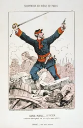 Garde Mobile - Officer, Siege of Paris
