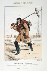 Garde Nationale Sedentaire, Siege of Paris, 1870-1871