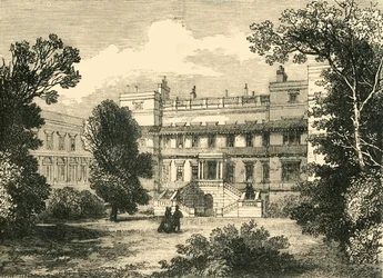 Garden Front of Northumberland House, 1881