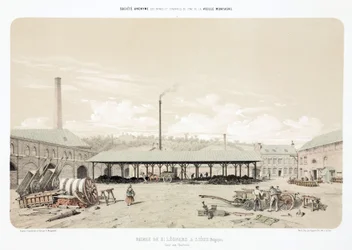 General Industrial Scenes Coal Store, St Leonard, Liege, Belgium