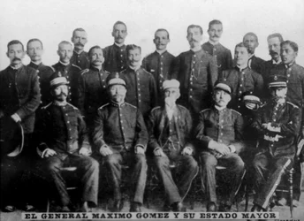 General Maximo Gomez and his Senior officers