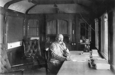 General Philippe Petain, commander of the French Second Army, Verdun, France, 1916