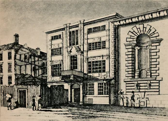 General Post Office - Showing Buildings Adjoining Lloyds Coffee House