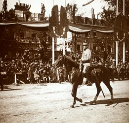 General Toulorge at Victory Parade, Paris, France