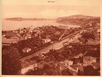 General view and Cap Ferrat, Beaulieu, 1930