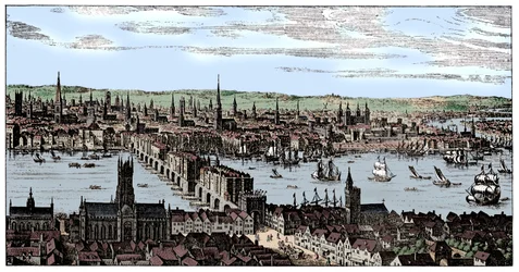 General view of London, 1666