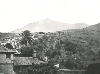 General View Showing the Peak, Tenerife, Canaries, Spain, 1895