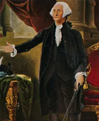George Washington - Engraving after the Painting by G.C. Stuart