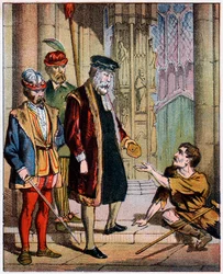 George Wishart, 16th century Scottish reformer and martyr, mid 19th century