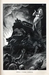German Funeral Sacrifice