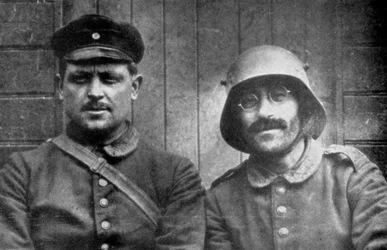 German Prisoners Taken by Canadian Forces, Vimy, France, First World War, 1917