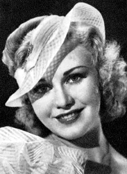 Ginger Rogers, American actress, 1934-1935