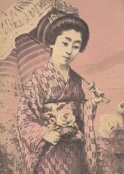 Girl Carrying a Parasol