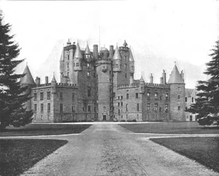 Glamis Castle, Forfar, Scotland, 1894