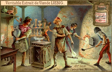 Glassmakers in the 14th Century, c1900