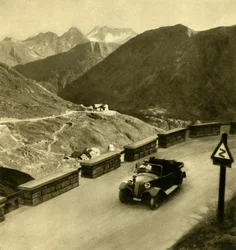 Glocknerhaus on the Grossglockner High Alpine Road, Austria