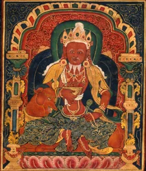 God of Fire, Agni, of the Medicine Buddha Mandala