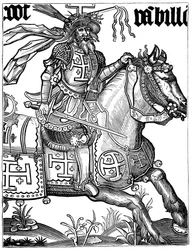 Godfrey of Bouillon, 11th century French crusader, 15th century