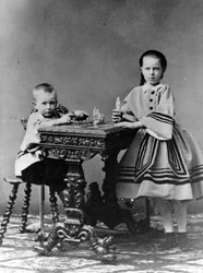 Grand Duke Sergei Alexandrovich and Grand Duchess Maria Alexandrovna of Russia, 1860