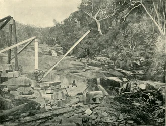 Granite Quarries, Trawool, Victoria, 1901