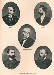 Great Musicians - Plate IX., 1895