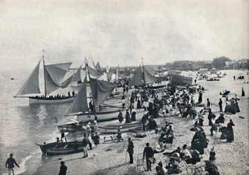 Great Yarmouth - A Typical Scene on the Beach