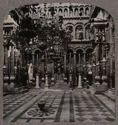 Greek Cathedral in the Holy Sepulchre Church, Jerusalem, c1900
