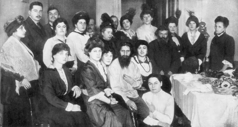 Grigori Rasputin and a Group of Women