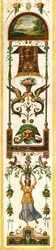 Grotesque paintings from the Vatican loggias, Rome, Italy