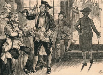Group at Hardhams Tobacco Shop