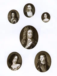 Group of Royal Portraits, Late 17th - Early 18th Century