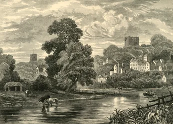 Guildford from the River, 1898