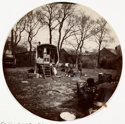 Gypsy camp, c 1890
