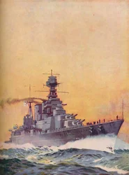 HMS Hood was Laid Down in 1916 and Completed in 1920, 1937