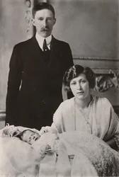 H.R.H. Princess Mary & Viscount Lascelles with Their Son, George Henry Hubert Lascelles