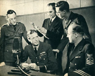 H.R.H. the late Duke of Kent taking part in American Independence Day, 1942