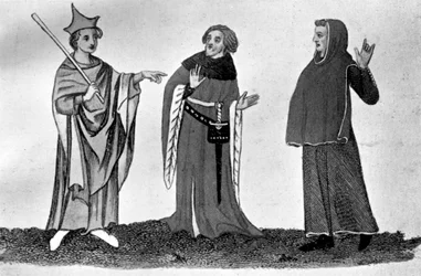 Habits of officers of the law, 14th-15th centuries, 1910