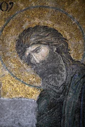 Deesis Mosaic - John the Baptist, Hagia Sophia, Istanbul, Turkey