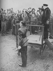 Hailed by the New Men of his Old Regiment, 1941