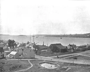 Halifax Harbour, Nova Scotia, from Dartmouth, Canada, c1900